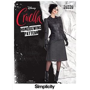 Simplicity SS9339R5 Disney Cruella is a Power Trip Live-Action kostuum voor dames