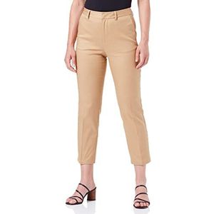 Scotch & Soda Abott-Mid Rise Tapered Chino voor dames, van biologisch katoen, Zand 0137