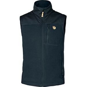 Fjallraven Buck Fleece Vest M Vest voor heren, blauw (555 Dark Navy), XL