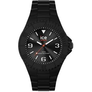 Ice-Watch - ICE Generation Black - Zwart herenhorloge met siliconen band - 019874 (Large), zwart., 019874