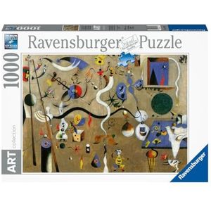 Ravensburger - Puzzel voor volwassenen – puzzel 1000 P – kunstcollectie – het carnaval van Harlequin / Joan Miró – 17178