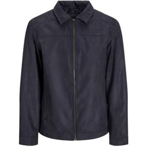 JACK & JONES Jjedylan Shacket Noos korte herenjas, Jet zwart.