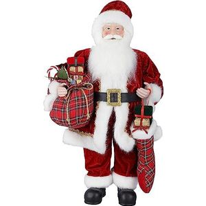 himaly Kerstman 61,5 cm hoog, kerstman, seizoensgebonden kerstdecoratie, kerstdecoratie, cadeau