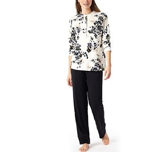 Schiesser Lange pyjamaset voor dames, gebroken wit/060