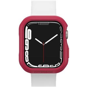 OtterBox All Day Bumper voor Apple Watch Series 9/8/7-45 mm, schokbestendig, valbescherming, elegante beschermhoes, beschermt het scherm en de randen, rood