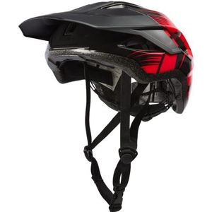O'NEAL Enduro All-Mountain MTB-helm, overtreft de veiligheidsnormen EN1078 en CPSC voor fietshelmen, MATRIX helm SPLIT V.23, volwassenen, zwart/rood, XS/S/M (54-58 cm)