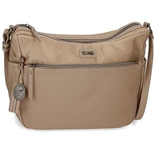 joumma bags,s.l. Le Poulain wollen portemonnee, beige, schoudertas, Beige, schoudertas