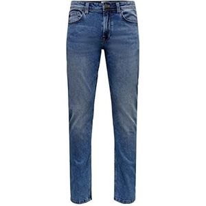 Only & Sons Onsweft REG TRUETEMP PK 1886 Noos Jeans, Blue Denim, standaard voor heren, Blue Denim, één maat, Blauwe Denim