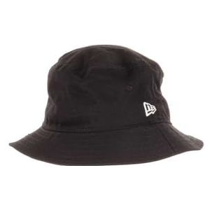 New Era NE Essential Black Bucket, zwart.