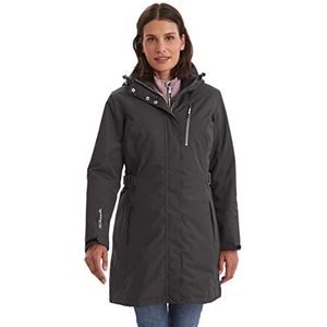 Killtec Alisi winterparka met afritsbare capuchon voor dames, Zwart, 48