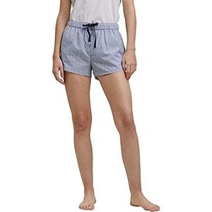 ESPRIT Pyjama-shorts van 100% biologisch katoen, Pastel Blauw