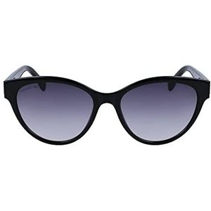 LACOSTE L983S zonnebril voor dames, zwart, één maat, zwart, zwart.