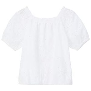 s.Oliver Blouse met korte mouwen blouse met korte mouwen voor meisjes, Wit.