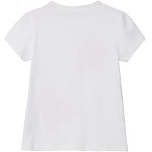 s.Oliver T-Shirt manches courtes fille, blanc, 128-134
