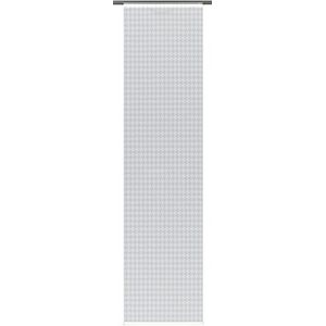 Gardinia Paneelgordijn, bedrukt, pied-de-poule, 60 x 245 cm, grijs