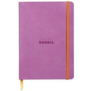 Rhodia rama lila 14,8X21 gelinieerd zacht ivoor 117411C