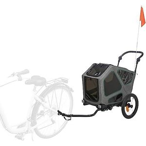 TRIXIE ""Fietskar, L: 80 × 103 × 98/147 cm, grijs/salie tot 45 kg - 12804