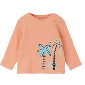 s.Oliver Junior 2142781 T-shirt met lange mouwen voor jongens, Oranje 2110, 92