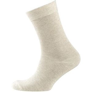 Nur Der Heren zonder rubberen sokken, 3-delige sokken, beige (beige melange), FR: 43-46 (Fabrikant maat: 43/46) (3-pack) heren, Beige