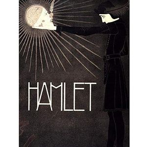 Wee Blue Coo Hamlet Shakespeare Nederland theater poster met podiumspel, 30,5 x 40,6 cm