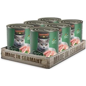 Leonardo Natvoer [6 x 800 g eenden] | graanvrij natvoer voor katten | enkel voer in een doos