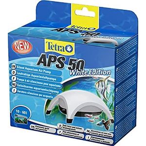 TETRA APS 50 Luchtpomp voor aquaria van 10 tot 60 l, geluidsarm, met drievoudig ruisonderdrukkingssysteem, verstelbaar, krachtig