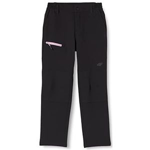 4F JUNIOR Trousers FNK pour Filles, Deep black - Noir, 158