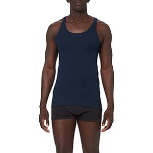 Schiesser Heren bodyshirt, marineblauw (815), XXL, Marineblauw (815)