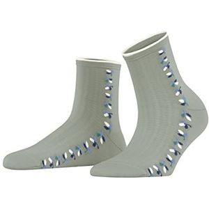 Esprit LYOCELL dames sokken fijn patroon katoen kort limoengroen (7350), 35-38 EU, limoengroen (7350)