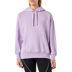 Champion Legacy American Classics Powerblend Terry Tape Logo oversized sweatshirt met capuchon, dames, lavendel, XS, Lavendel