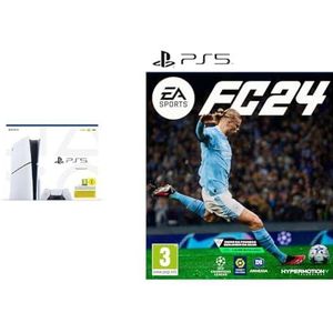 Playstation Console 5 Edition Standard Slim & EA SPORTS FC 24 Standard Edition PS5 | Jeu Vidéo | Français