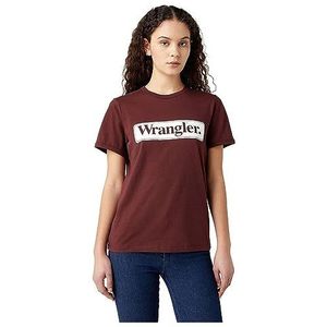 Wrangler T- Shirt Régulier Femme, Dahlia, M