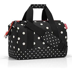 reisenthel Allrounder Mixed Dots Reistas, hoogwaardig en comfortabel, zwart, 40 cm, Reizen