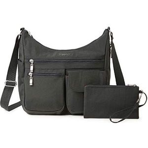 Baggallini All-over tas met RFID Handtassen Gemengd (Set van 1), Houtskool, Messenger Bag