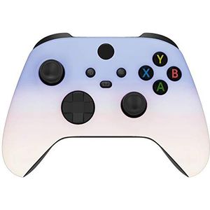 eXtremeRate Vervangingshoes voor Xbox Series X/S-controller, aangepaste voorkant hoes voor Xbox X/S-serie, controller niet inbegrepen, paars en roze kleurverloop