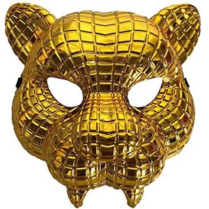 Amscan 9915486 - Masker VIP Leopard voor volwassenen, officieel gelicentieerd product, eenheidsmaat