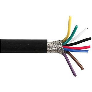 Pro Power 16-2-8C 8-aderige afgeschermde kabel, 16 mm x 0,20 mm, 100 m