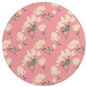 Questo Casa, Ronde muismat met antislip onderkant voor kantoor en thuis, diameter 22 cm