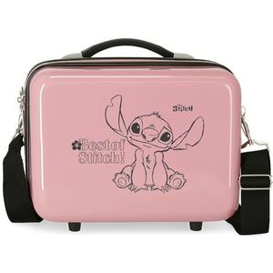 Disney Best of Stitch Necececer aanpasbaar, roze, 29 x 21 x 15 cm, stijf, ABS, 9,14 l, 0,8 kg, roze, maat, verstelbare maat, verstelbaar, Roze, Aanpasbaar