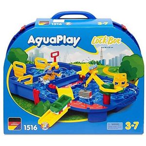 Simba Aquaplay LockBox – waterbaan – transportspel voor buiten – 1 boot + 1 figuur + toebehoren – 8700001516