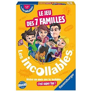 Ravensburger - Het spel van de 7 families van de Incollables - Les Incollables - Kaartspel - Familiespel - Kinderen en ouders - Van 2 tot 4 spelers vanaf 6 jaar - Gemengd - 26624 - Franse versie