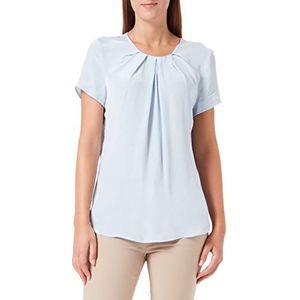 Seidensticker Dames korte mouwen viscose blouse, Lichtblauw