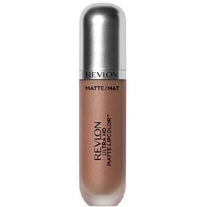 Revlon Ultra HD Mat Lipcolor, fluweelzachte lichtgewicht matte vloeibare lippenstift, Beige/Bruintinten, Seduction (630), 6 ml
