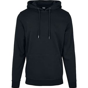 Urban Classics Capuchontrui Basic Terry Hoodie Sweatshirt Heren Capuchontrui, zwart.