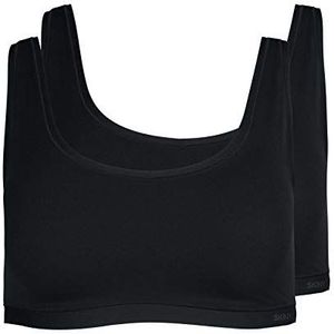 Skiny Damesbustier (verpakking van 2 stuks), zwart.