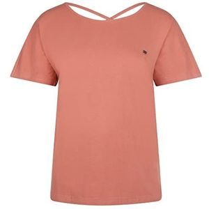 Charlie Choe Dames T-Shirt SS, Gebloed Terra