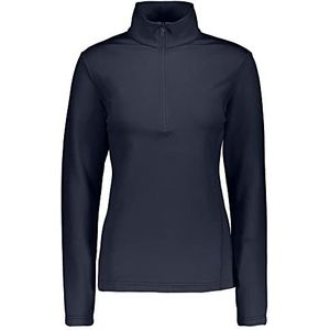 CMP 38E1596 dames fleece sweatshirt, zwart/blauw, 42
