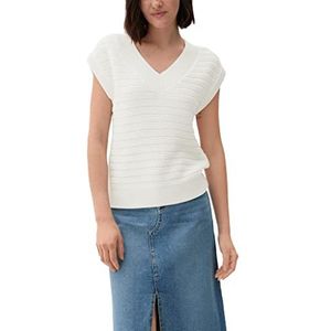 s.Oliver Pull pour femme, blanc, taille 42, Blanc., 44