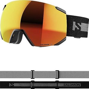 Salomon Radium Multilayer Skimasker, uniseks, uitgebreid gezichtsveld, ideaal voor skiën en snowboarden, eenheidsmaat