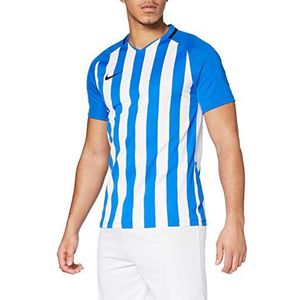 Nike Gestreept Division III T-shirt voor heren, koningsblauw/wit/zwart